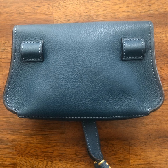 New Chloé Marcie Convertible Belt Bag in Navy Ink! - Picture 8 of 16
